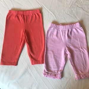 2/$10 Infant Capri leggings